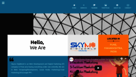 What Skymo-digiworld.com website looked like in 2019 (5 years ago)