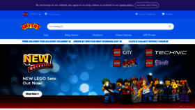 What Smythstoys.com website looked like in 2019 (5 years ago)