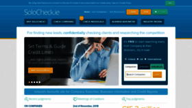 What Solocheck.ie website looked like in 2019 (6 years ago)