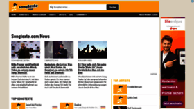 What Songtexte.com website looked like in 2019 (5 years ago)