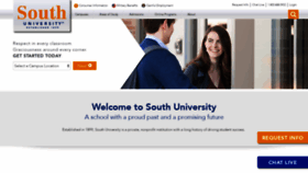 What Southuniversity.edu website looked like in 2019 (5 years ago)