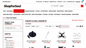 What Shopforsoul.com website looked like in 2019 (5 years ago)
