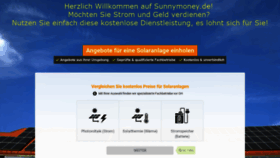 What Sunnymoney.de website looked like in 2019 (5 years ago)