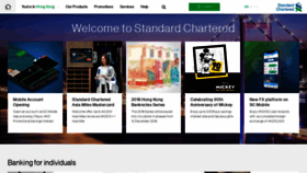 What Standardchartered.com.hk website looked like in 2019 (5 years ago)
