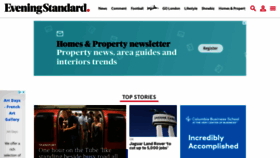 What Standard.co.uk website looked like in 2019 (6 years ago)