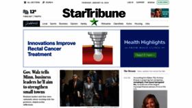 What Startribune.com website looked like in 2019 (5 years ago)