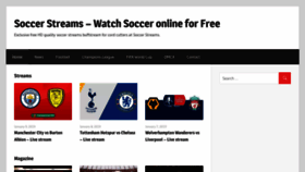 What Soccerstreams.info website looked like in 2019 (5 years ago)