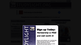 What Studylight.org website looked like in 2019 (5 years ago)