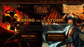 What Siegestorm.com website looked like in 2019 (5 years ago)