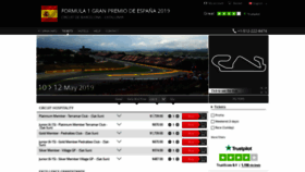 What Spain-grand-prix.com website looked like in 2019 (5 years ago)