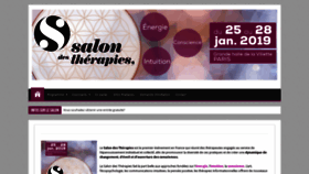 What Salondestherapies.fr website looked like in 2019 (5 years ago)