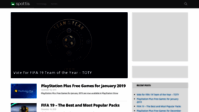 What Spottis.com website looked like in 2019 (5 years ago)