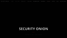 What Securityonion.net website looked like in 2019 (5 years ago)