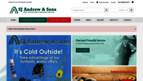 What Sjandrew.com website looked like in 2019 (5 years ago)
