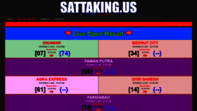 What Sattaking.us website looked like in 2019 (5 years ago)