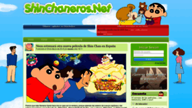 What Shinchaneros.net website looked like in 2019 (5 years ago)