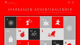 What Sparkassen-adventskalender.de website looked like in 2019 (5 years ago)