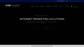 What Seoexpertsindia.com website looked like in 2019 (5 years ago)