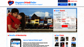 What Singaporefriendfinder.com website looked like in 2019 (5 years ago)