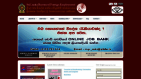 What Slbfe.lk website looked like in 2019 (5 years ago)