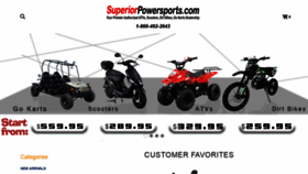 What Superiorpowersports.com website looked like in 2019 (5 years ago)