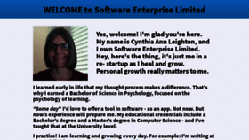 What Software-enterprise.com website looked like in 2019 (5 years ago)