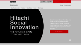 What Social-innovation.hitachi website looked like in 2019 (5 years ago)