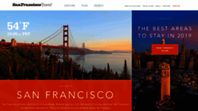 What Sftravel.com website looked like in 2019 (6 years ago)