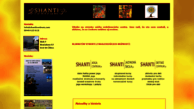What Shanticentrum.com website looked like in 2019 (5 years ago)