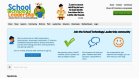 What Schooltechnologyleadership.com website looked like in 2019 (5 years ago)