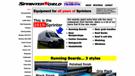 What Sprinterworld.com website looked like in 2019 (5 years ago)