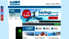 What Selloffvacations.com website looked like in 2019 (5 years ago)