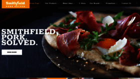 What Smithfieldfoodservice.com website looked like in 2019 (5 years ago)