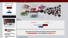 What Sba-medecine.com website looked like in 2019 (5 years ago)