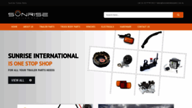 What Sunrisetrailerparts.com.au website looked like in 2019 (5 years ago)