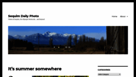 What Sequimwadailyphoto.com website looked like in 2019 (5 years ago)