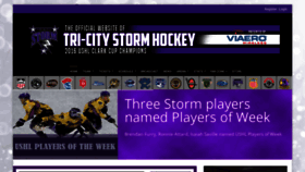 What Stormhockey.com website looked like in 2019 (5 years ago)