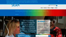 What Sigra.nl website looked like in 2019 (5 years ago)