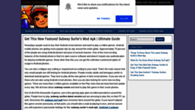 What Subwaysurfersapk.com website looked like in 2019 (5 years ago)
