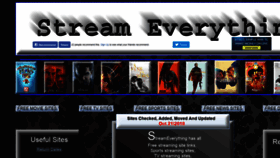 What Streameverything.ca website looked like in 2019 (5 years ago)