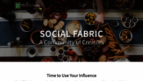 What Socialfabric.us website looked like in 2019 (7 years ago)
