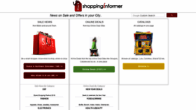 What Shoppinginformer.com website looked like in 2019 (5 years ago)