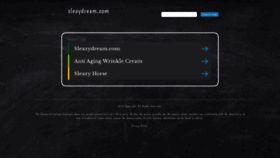 What Sleaydream.com website looked like in 2019 (5 years ago)