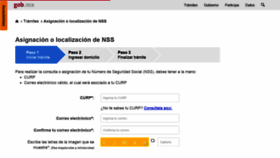 What Serviciosdigitales.imss.gob.mx website looked like in 2019 (5 years ago)
