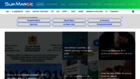 What Supmaroc.com website looked like in 2019 (5 years ago)