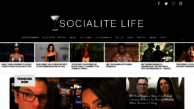 What Socialitelife.com website looked like in 2019 (5 years ago)