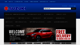 What Suzuki-shop.co.uk website looked like in 2019 (5 years ago)