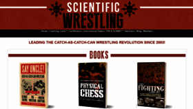 What Scientificwrestling.com website looked like in 2019 (5 years ago)