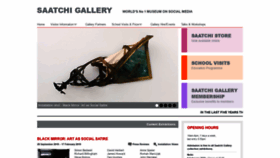 What Saatchigallery.com website looked like in 2019 (5 years ago)