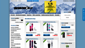 What Snowboard4all.cz website looked like in 2019 (5 years ago)